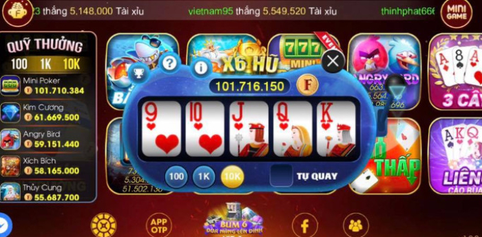 Tải ứng dụng về điện thoại để tham gia chơi nhanh nhất