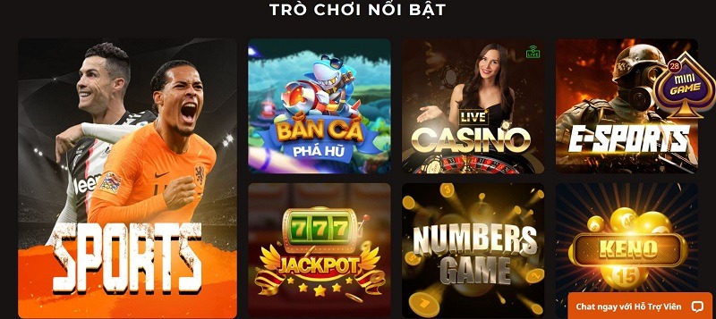 Các loại trò chơi SV88