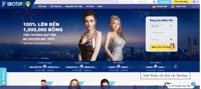 Giới thiệu về nhà cái Sbotop