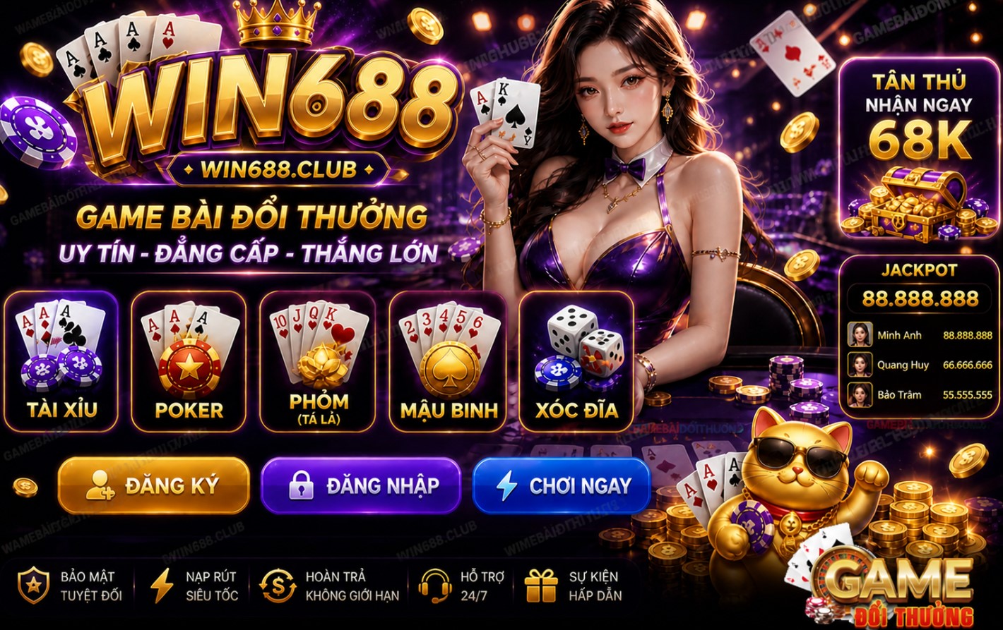 Win688 Club – Cổng Game Đổi Thưởng Hiện Đại Thu Hút Người Chơi 2026