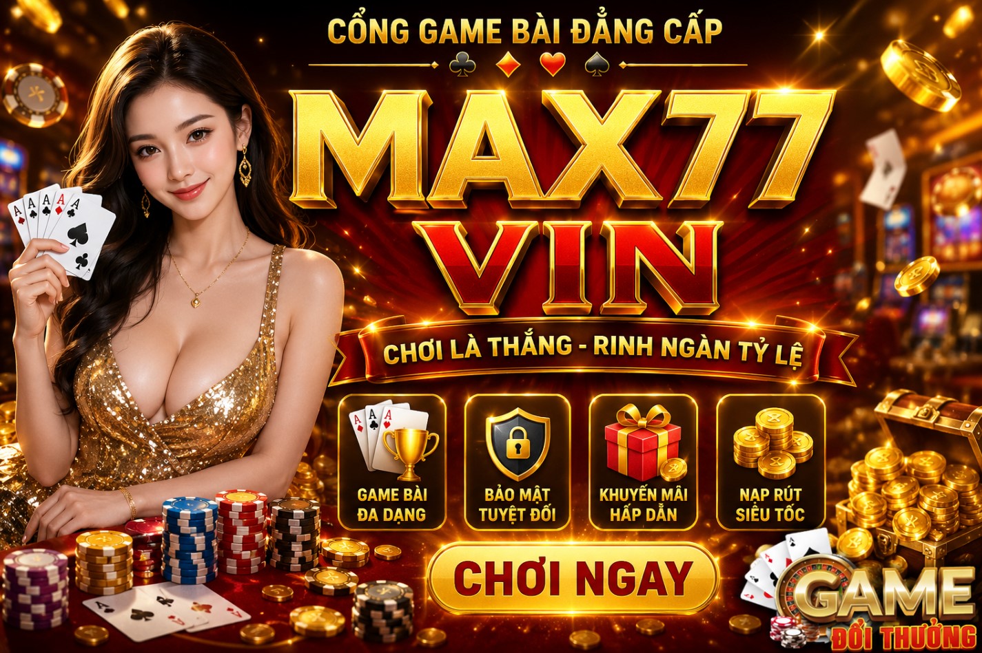 Max77 Vin – Game Bài Đổi Thưởng Được Nhiều Người Chơi Quan Tâm
