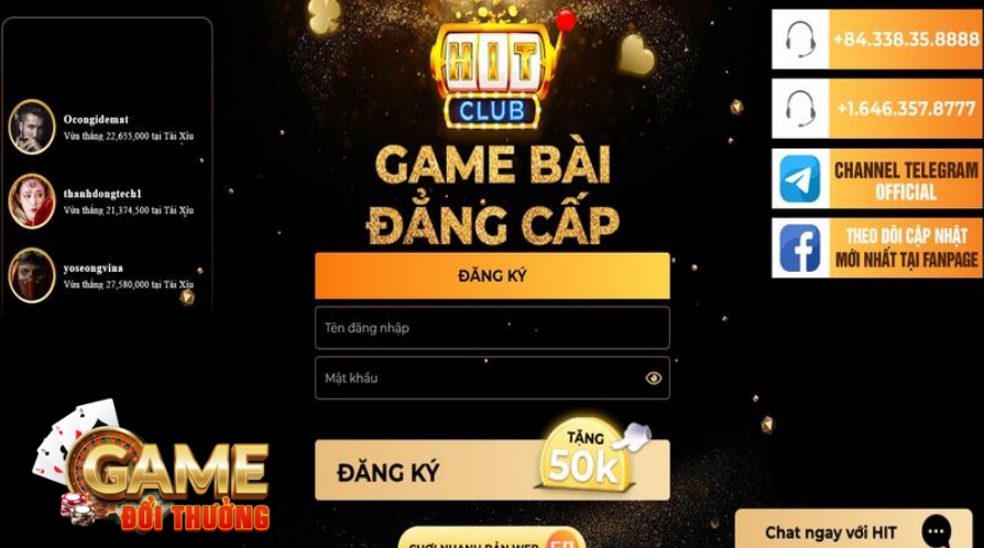 Đăng ký tài khoản Hit Club an toàn và nhanh chóng