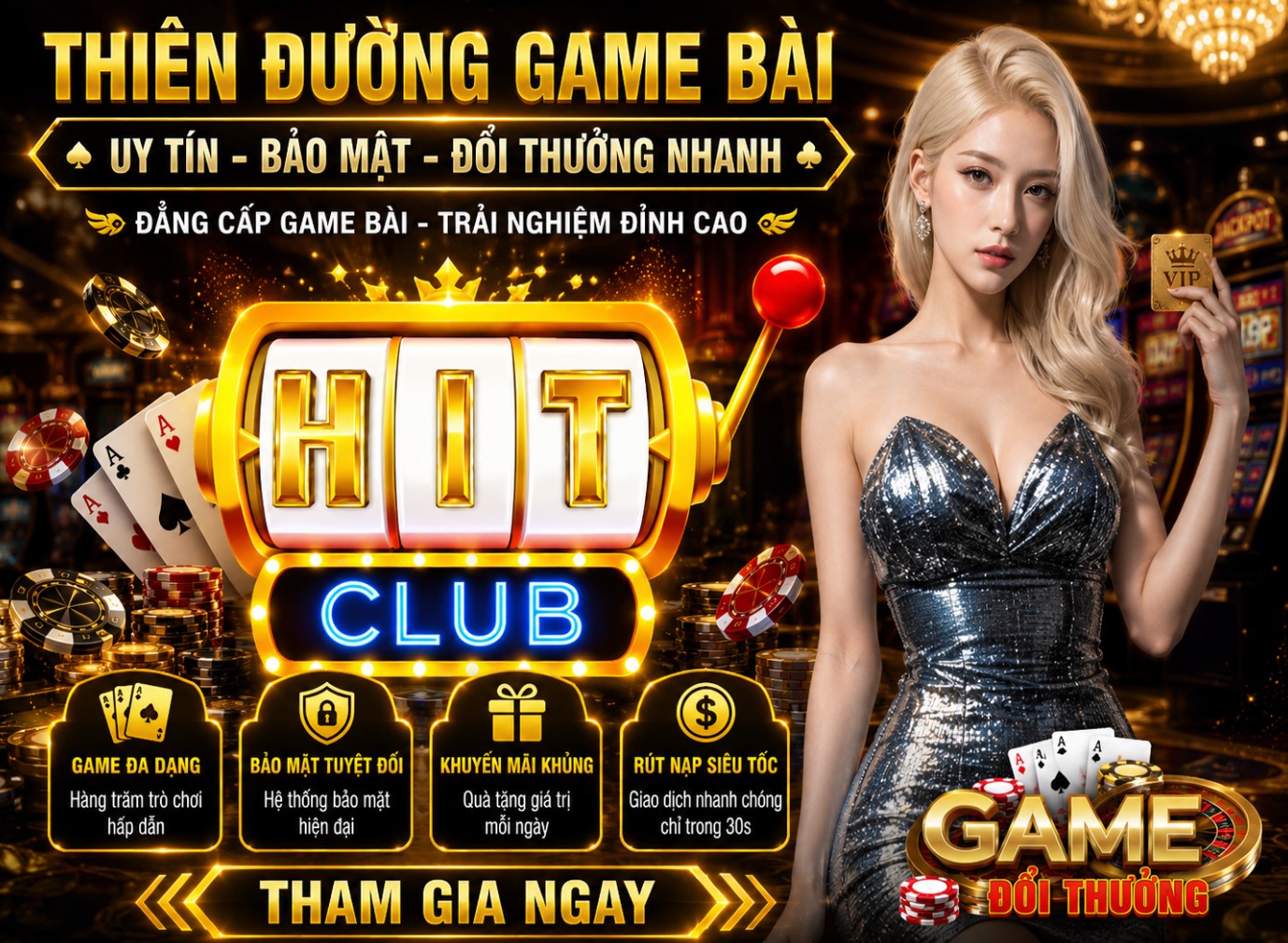 Hit Club - Hướng dẫn chơi đánh bài đổi thưởng