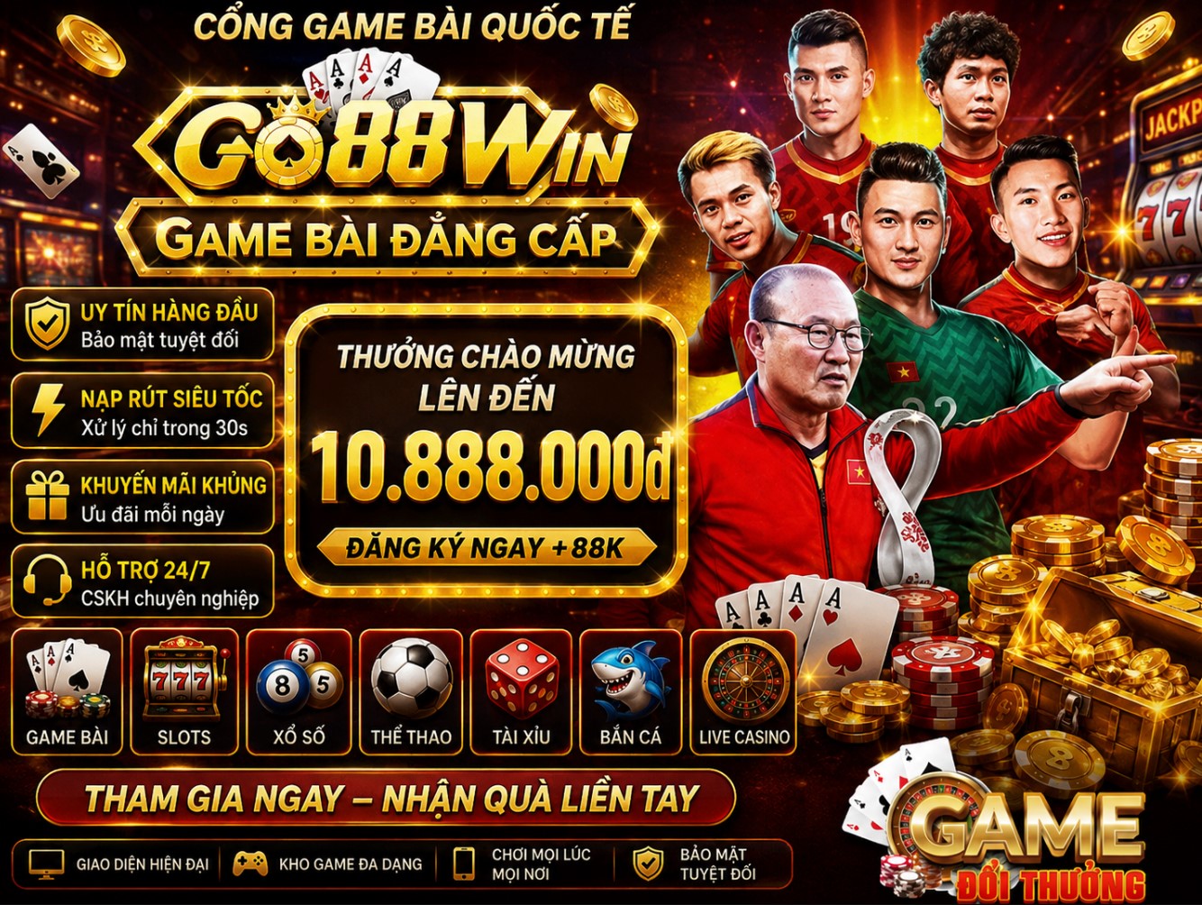 Go88Win - Thế giới đổi thưởng trực tuyến Go88 Win
