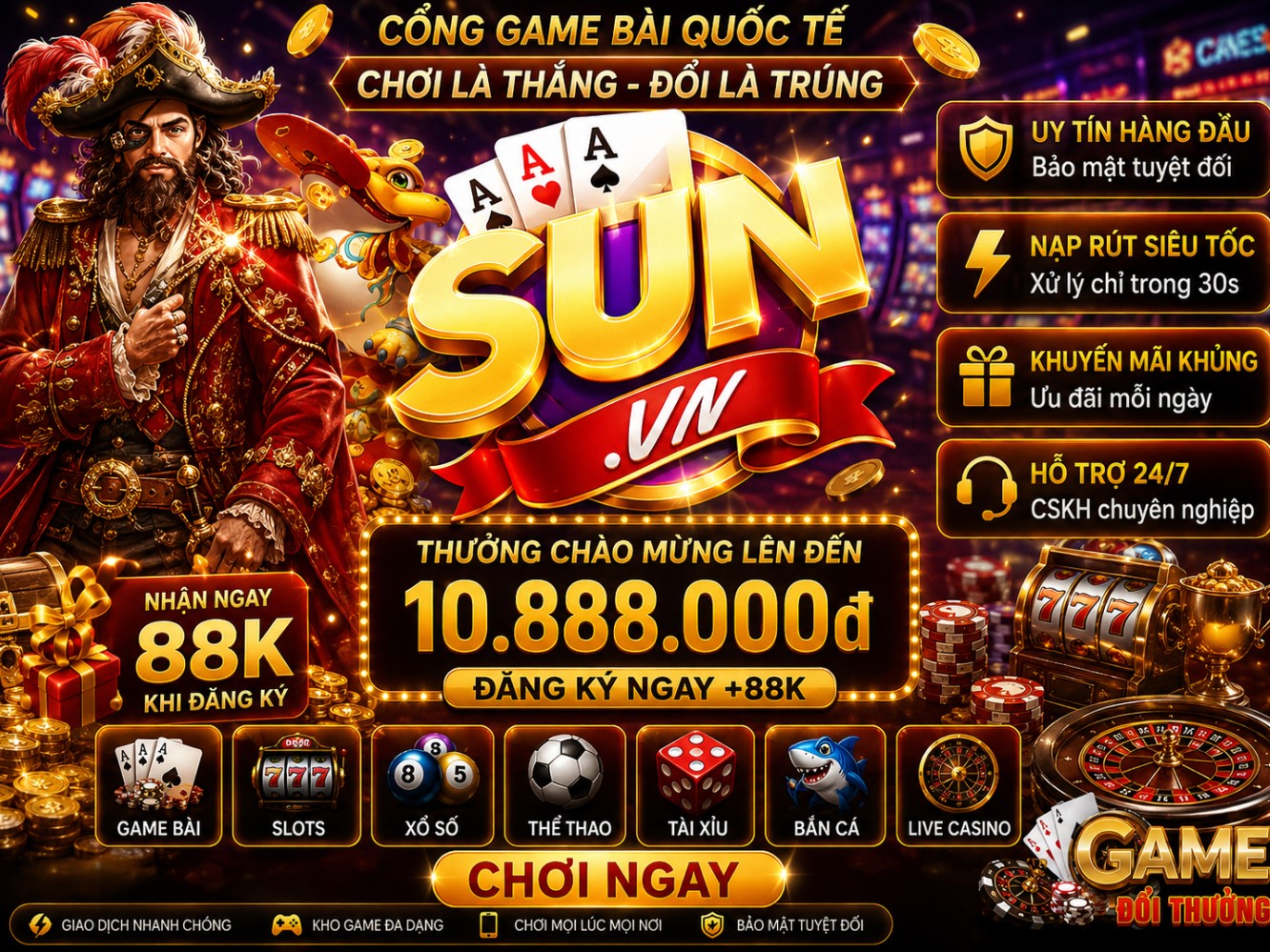 SunVN TOP | SunVN Club - Khám phá ngay thiên đường Game Bài Đổi Thưởng SunVN VIP